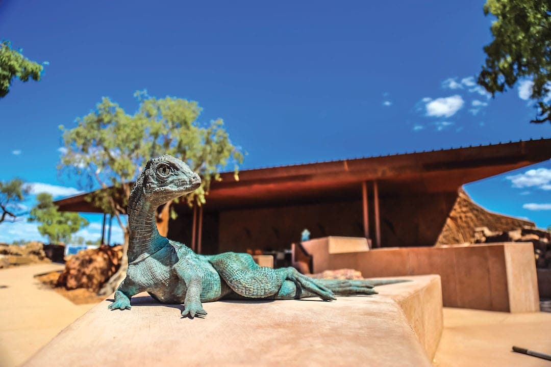 Age of Dinosaurs Museum Winton, Queensland The watchful Winton ornithopod