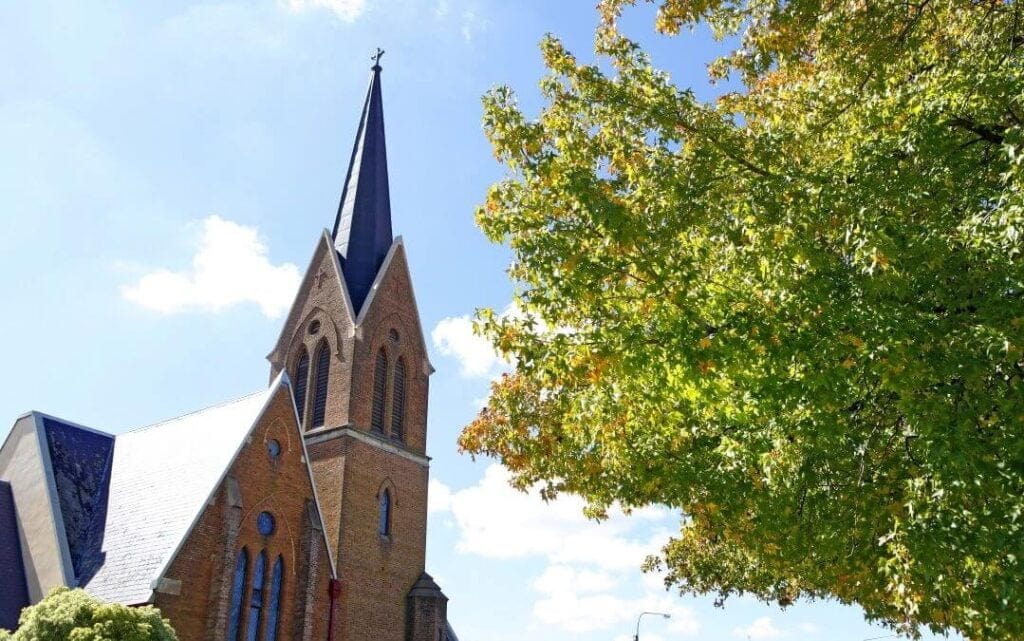 Church spire in Orange NSW