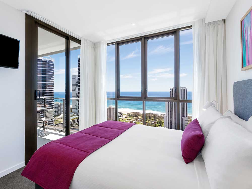 Gold Coast hotel room