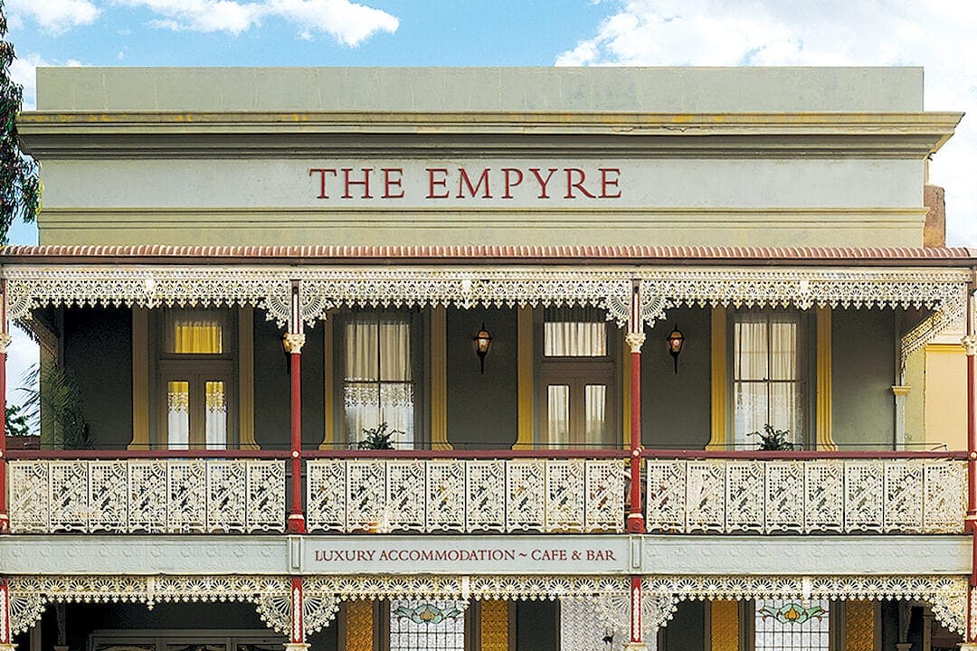 Front of Empyre Hotel