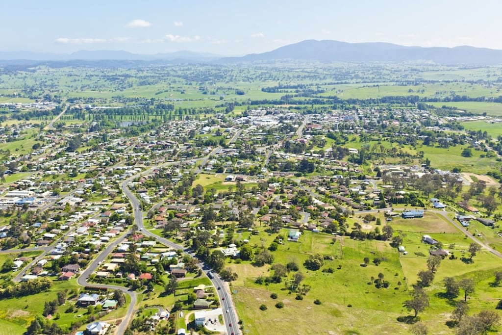 Bega Valley from above