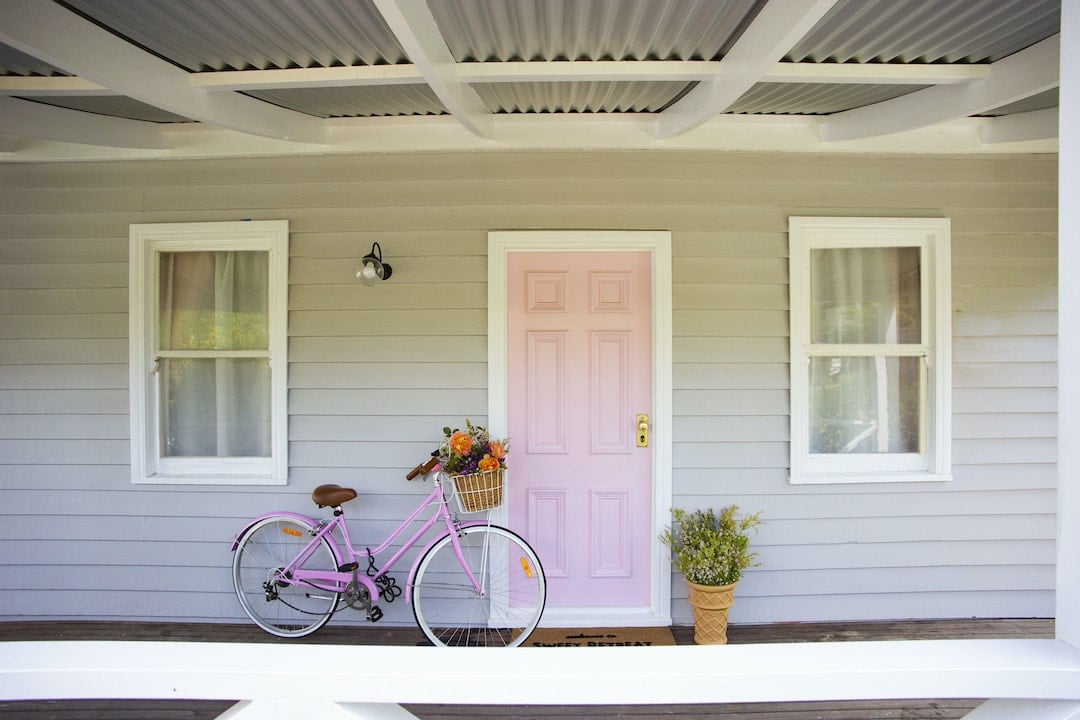 Sweet Retreat doorway, Daylesford Airbnb