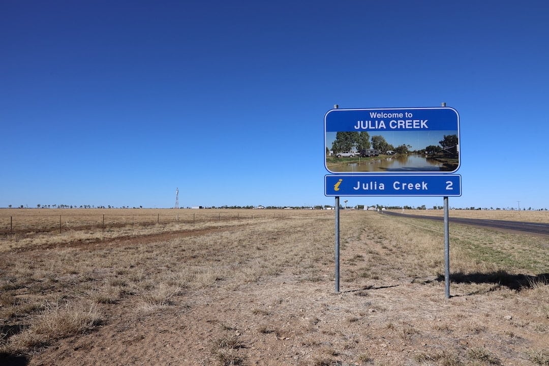 Say g'day to Julia Creek in the Outback of Qld Truly Aus