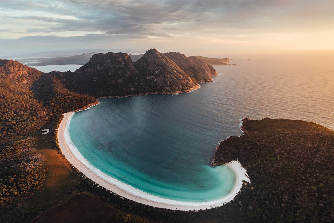 Wineglass Bay aerial