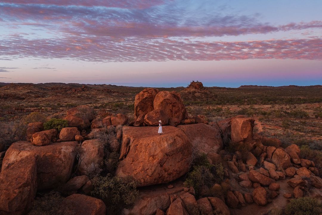 Unique landscape to enjoy sunsets just outside of the town of Mount Isa