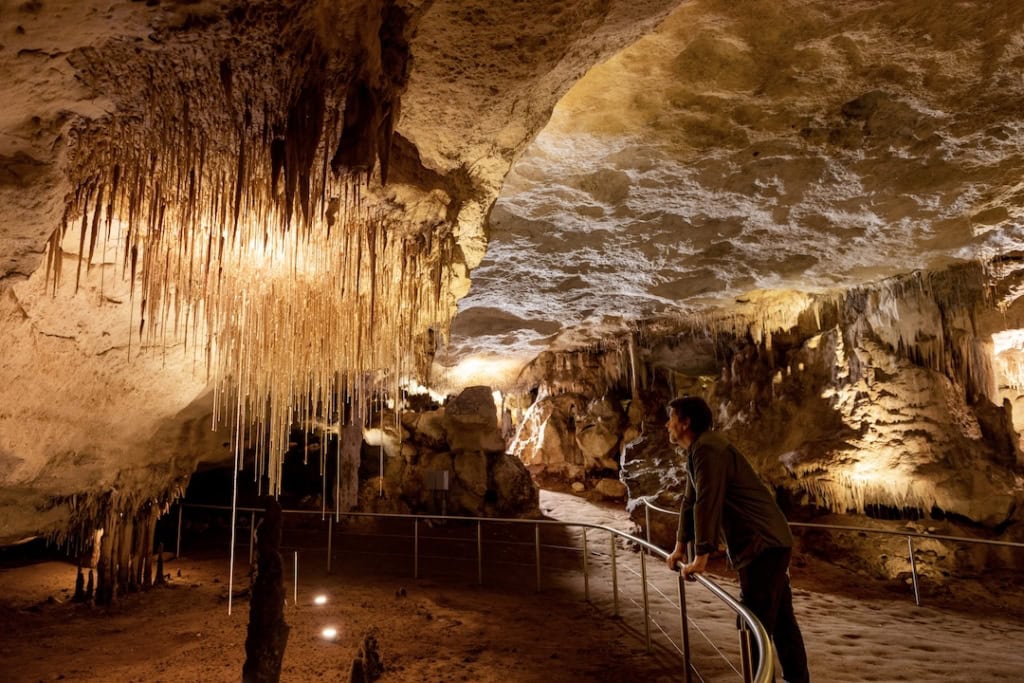 The caves in South Australia are a stunning site. Photo: Tourism Australia.