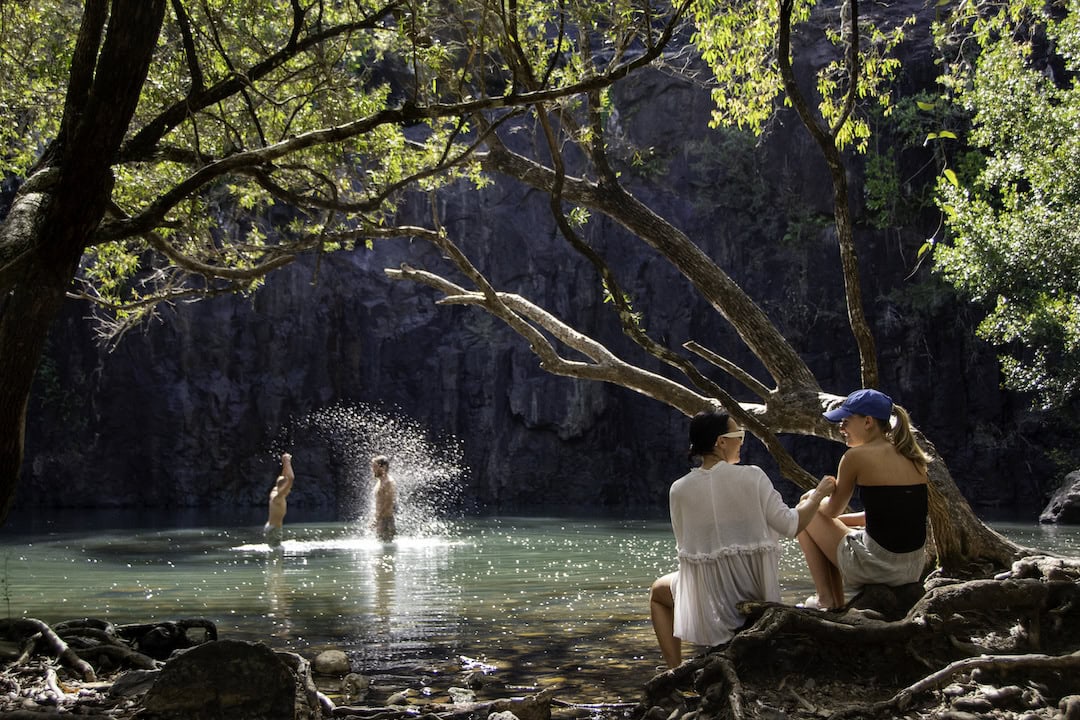 Cedar Creek Falls is a perfect day trip. Image: Tourism and Events Queensland.