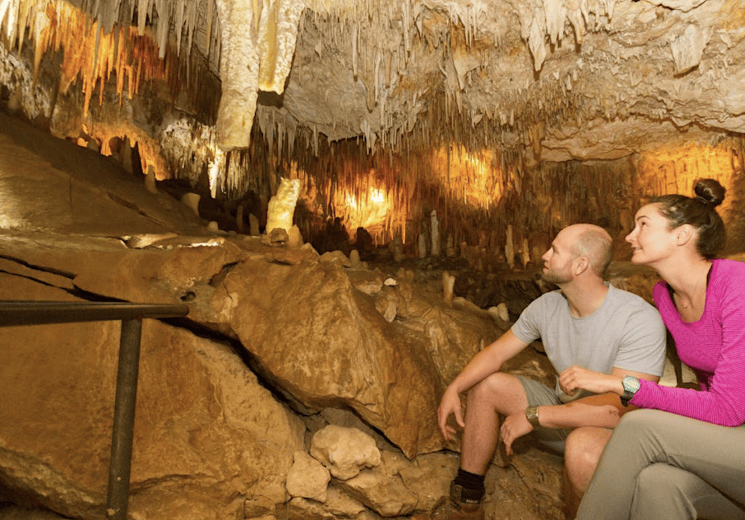 Kelly Caves on Kangaroo Island. Photo: Kangaroo Island Tourism Food Wine and Beverage Association.