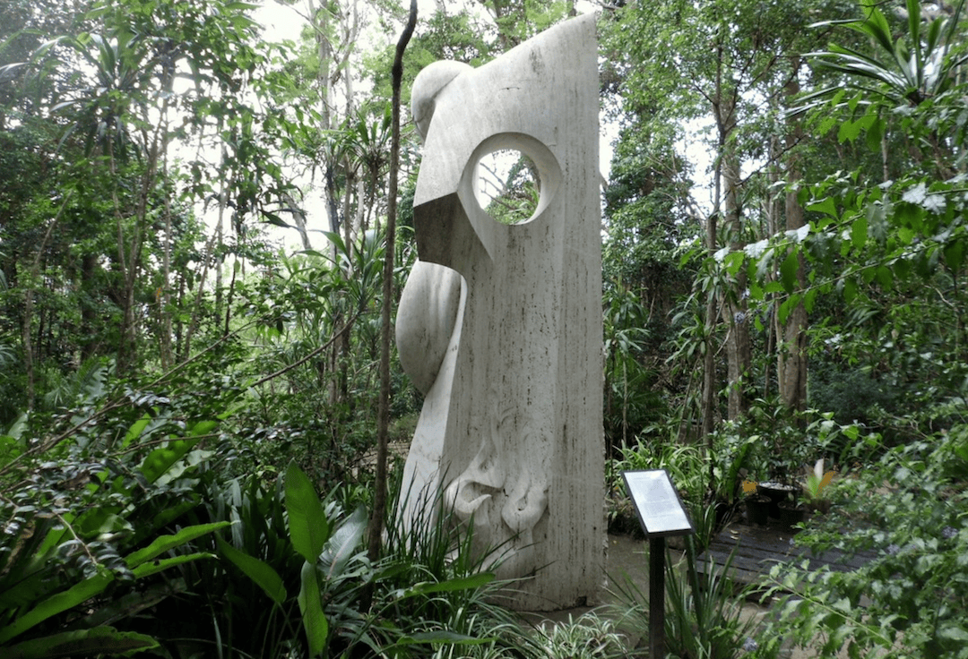 Sculptures at Mount Glorious, one of the must-do rainforest experiences in tropical Queensland. Image: Phoenix Sculpture Garden.