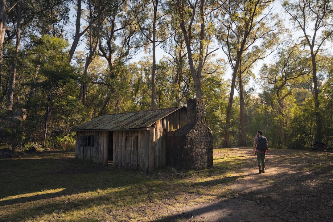 Mulligans Hut in Gibraltar Range National Park. Photo: Destination NSW.