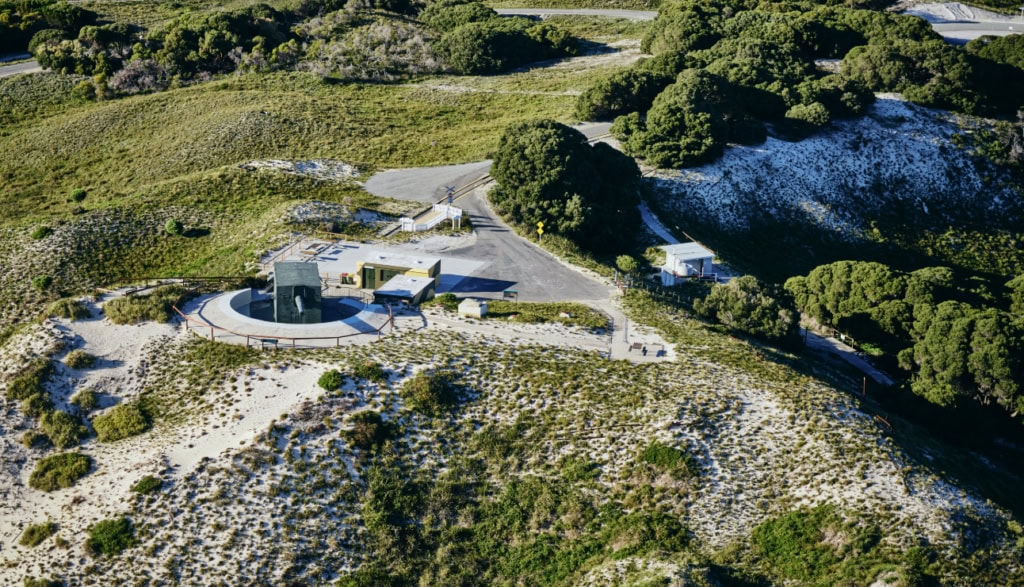 Oliver Hill war site on Rottnest Island