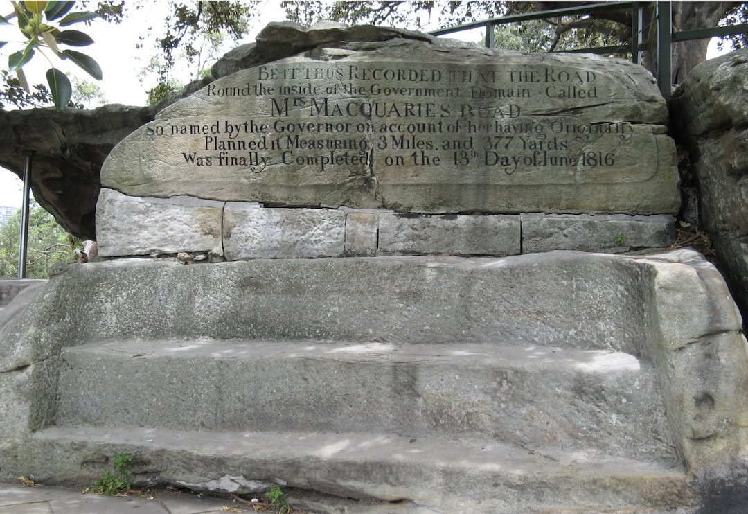 Lady Macquarie's Chair celebrates an Australian heroine whose vision shaped Sydney Harbour long before Instagram
