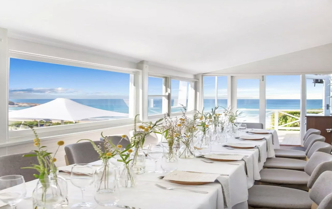 Oceanside dining at Pilu